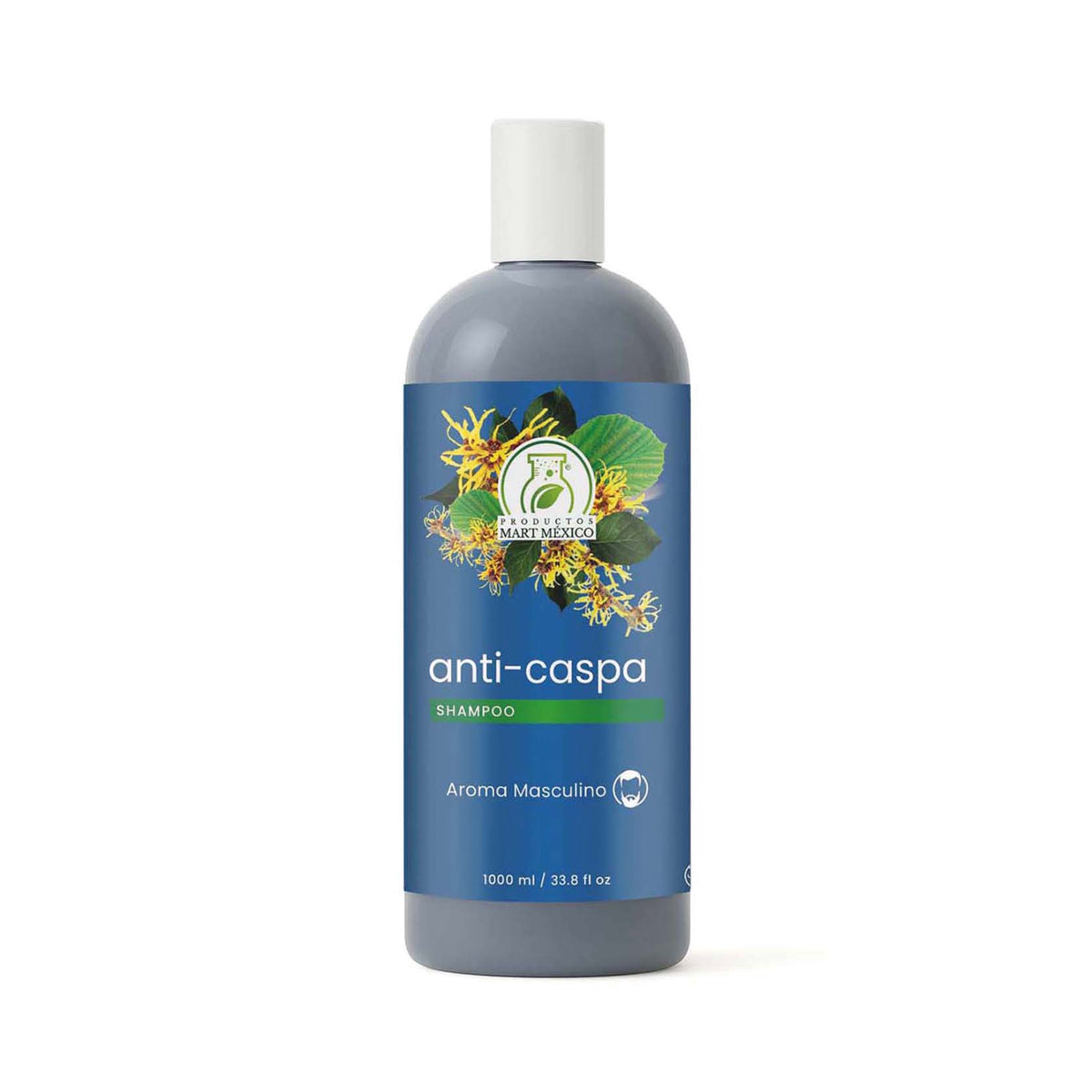 Shampoo anticaspa para hombre limpieza profunda