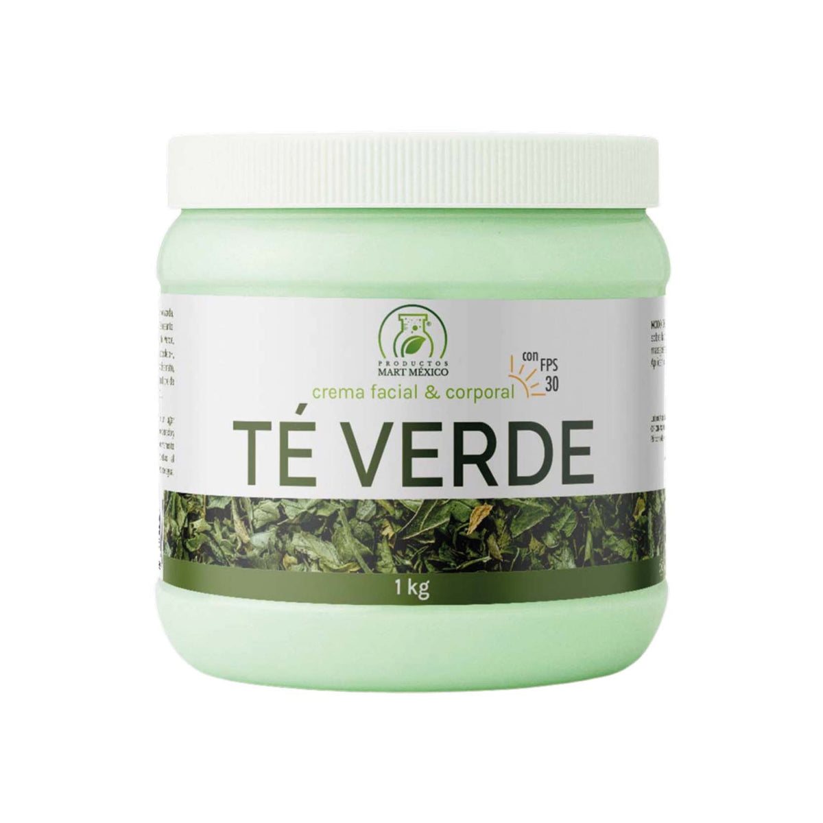 Crema de té verde con FPS 30