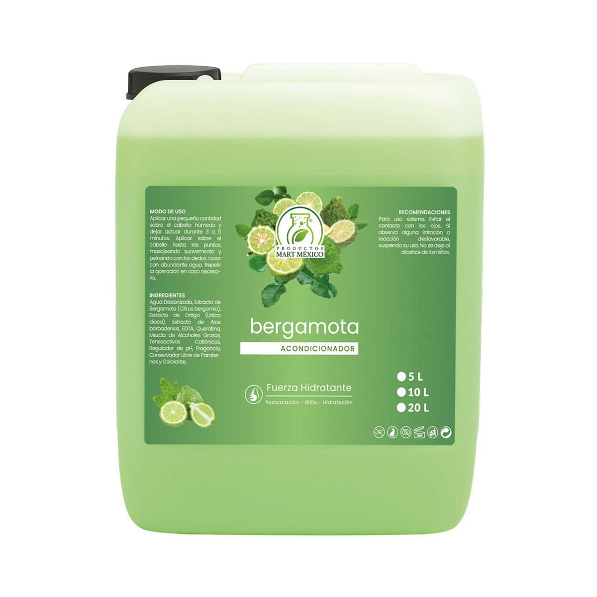 Acondicionador de bergamota natural