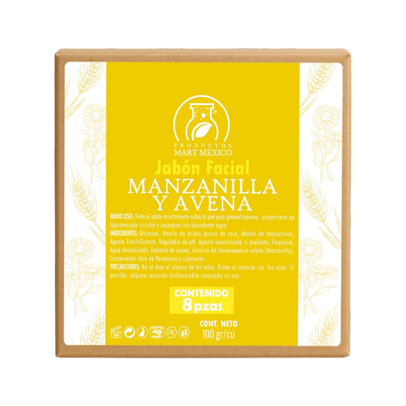 Jabón barra de manzanilla y avena