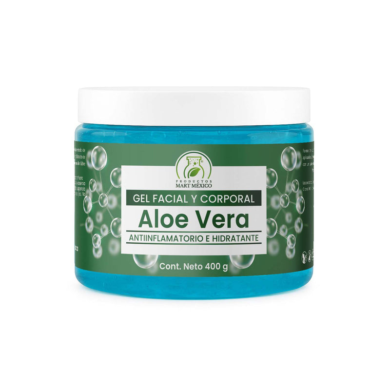 Gel facial hidratante de aloe vera para hombre