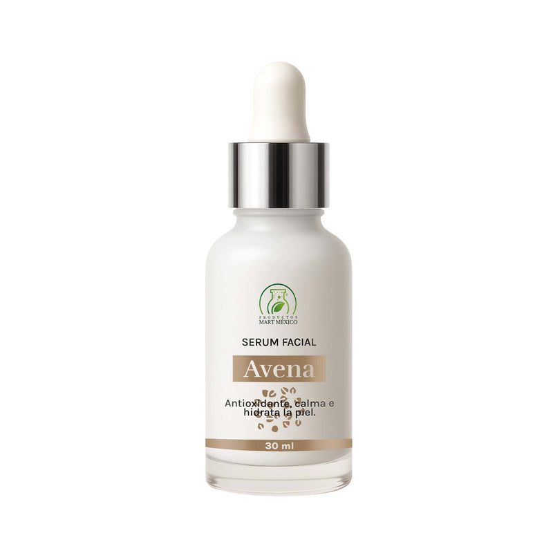 Sérum facial de avena antioxidante