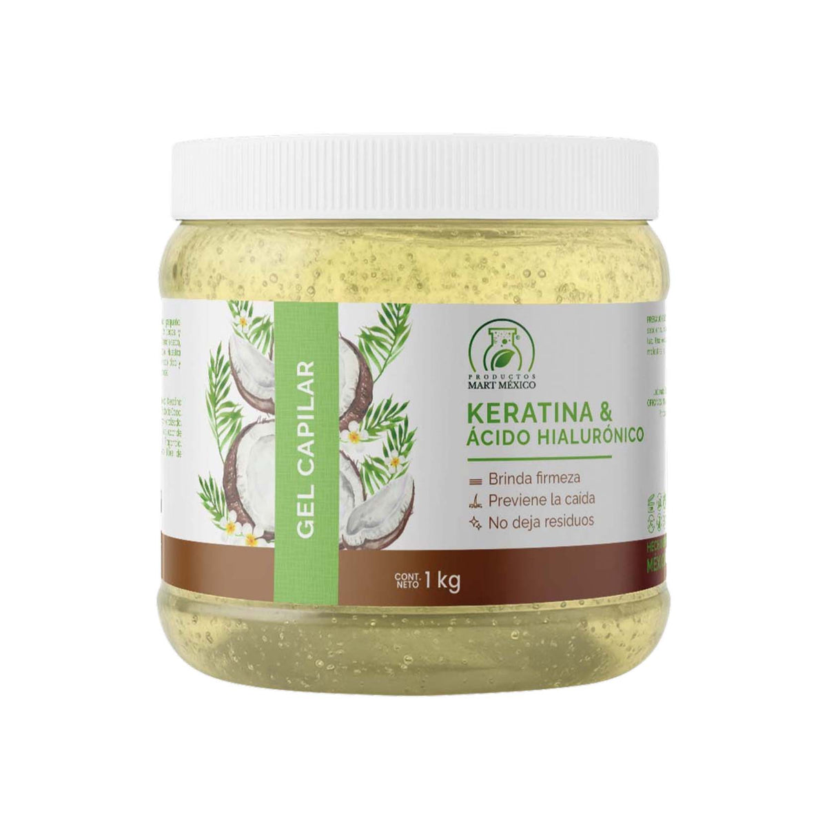 Gel keratina ácido hialurónico capilar hidrata