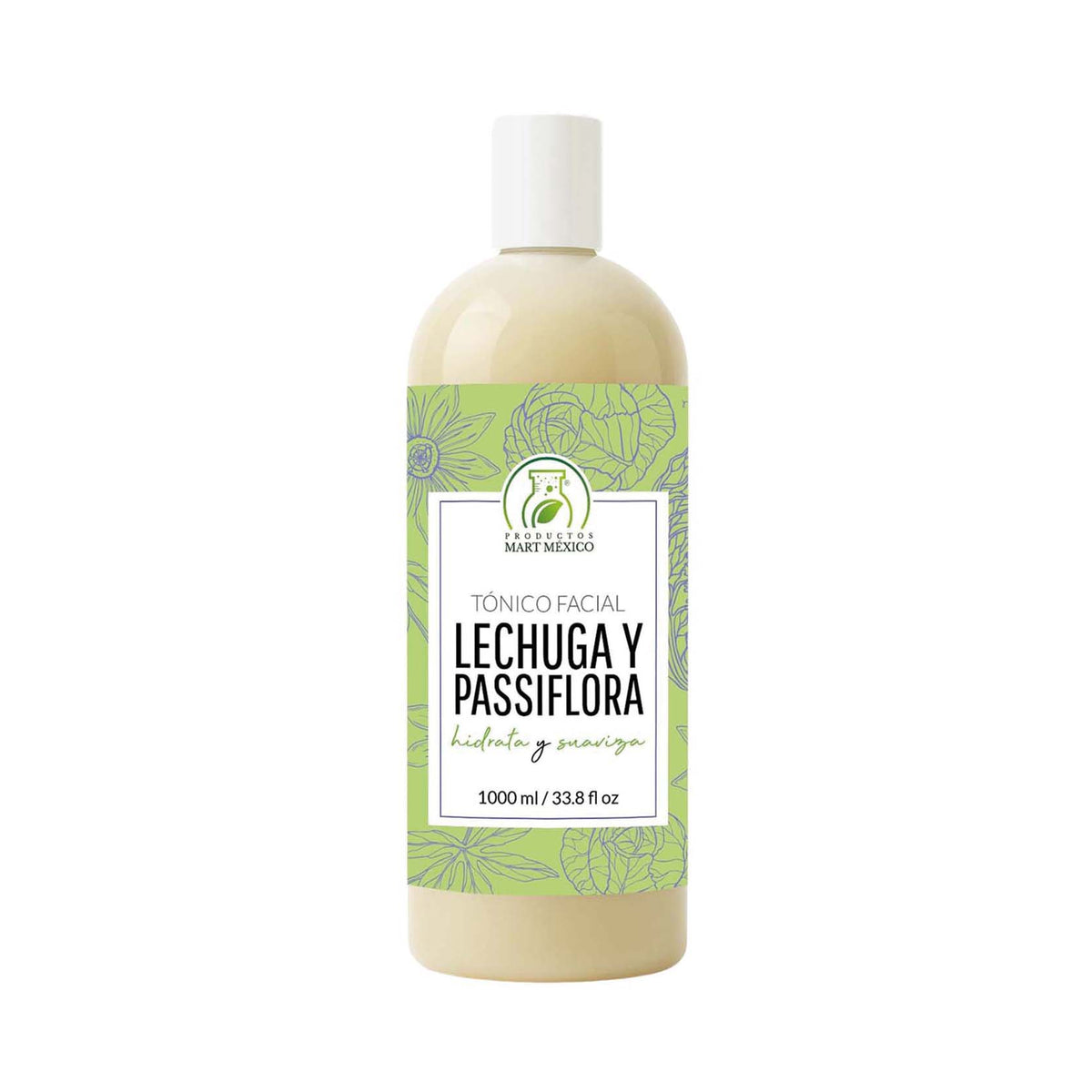 Tónico facial lechuga y passiflora hidratante