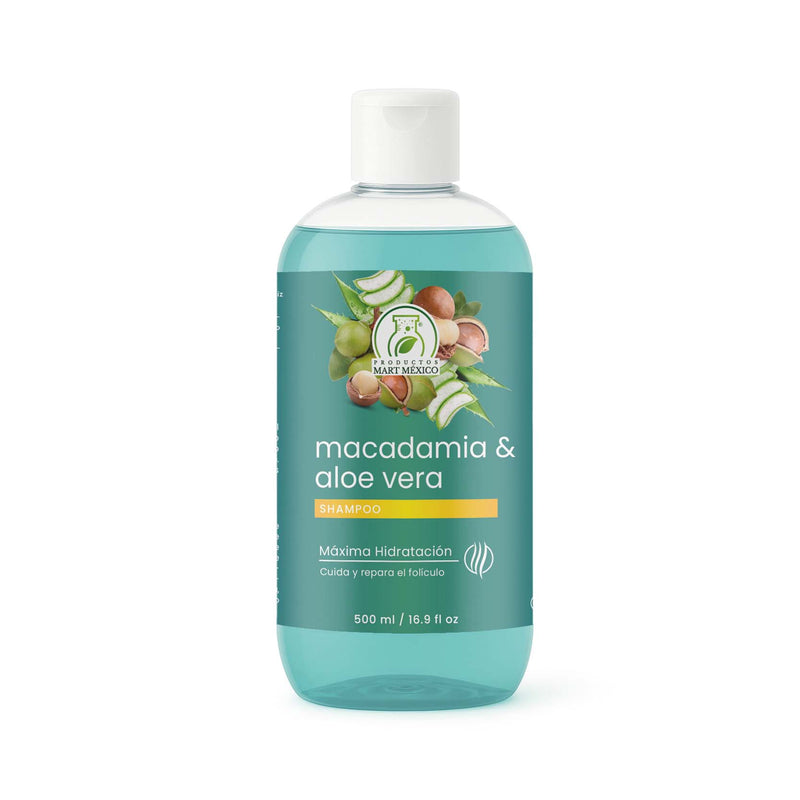 Shampoo capilar macadamia y aloe vera