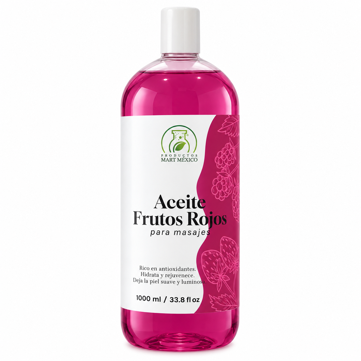 Aceite de frutos rojos para masajes antioxidante