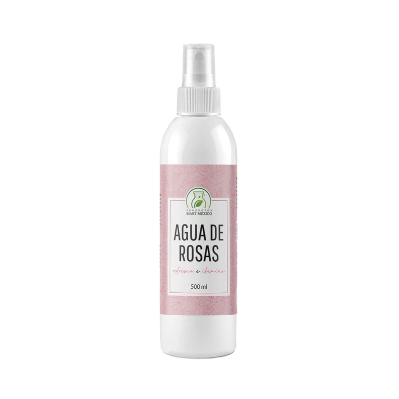 Agua de rosas hidratante facial