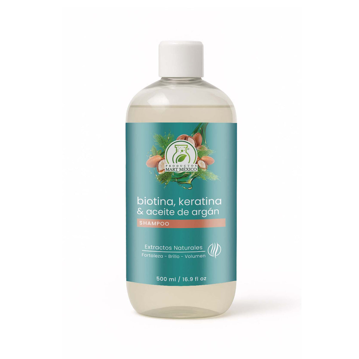 Shampoo de biotina, aceite de argán y keratina
