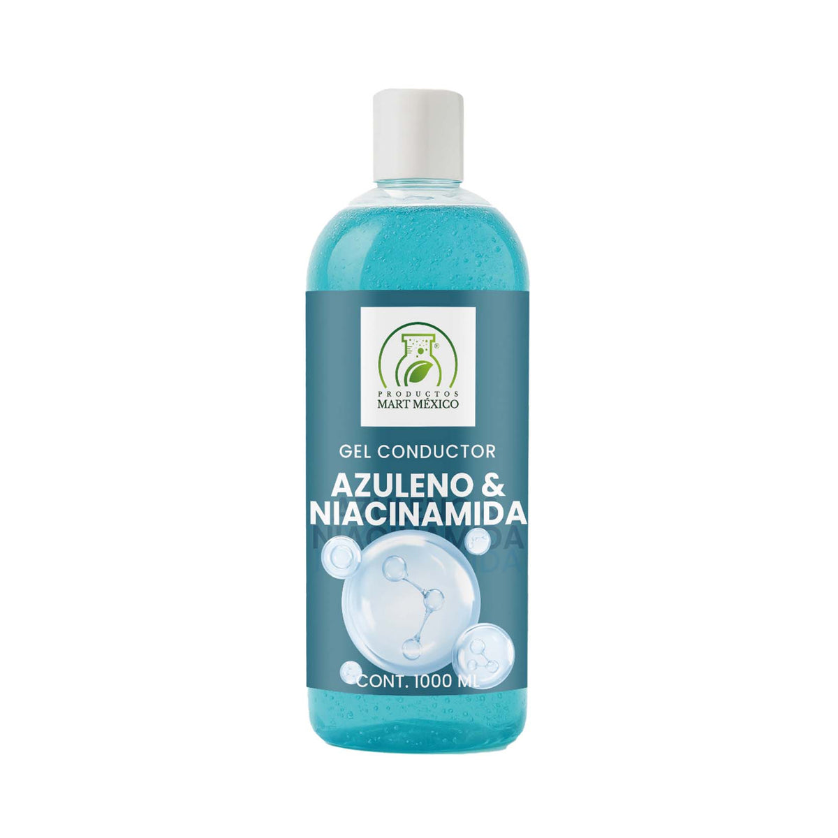 Gel conductor de azuleno y niacinamida aparatología