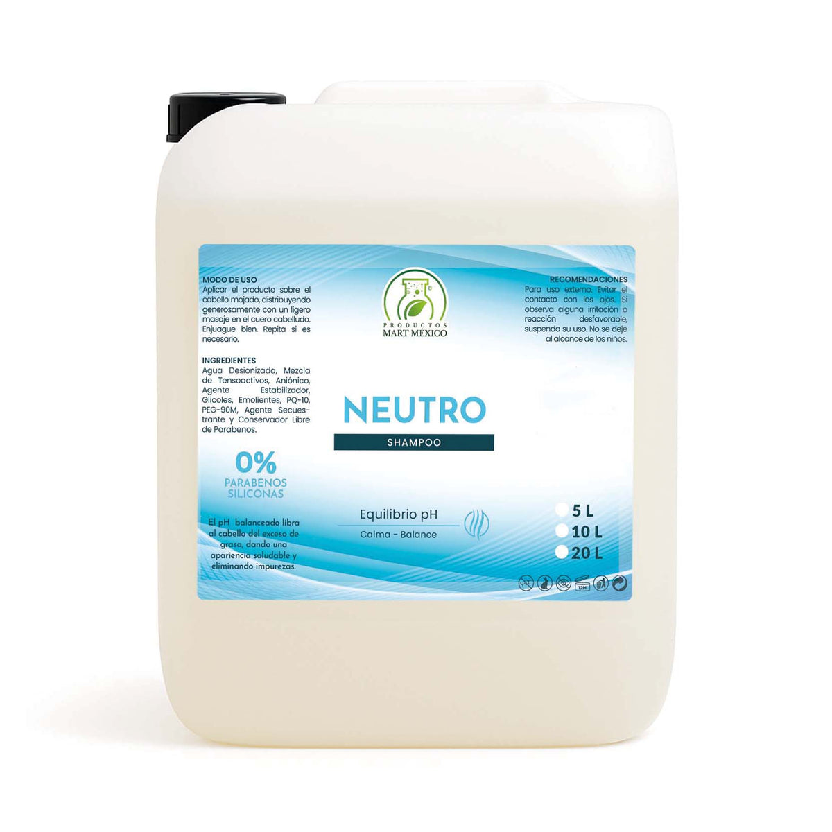 Shampoo capilar neutro