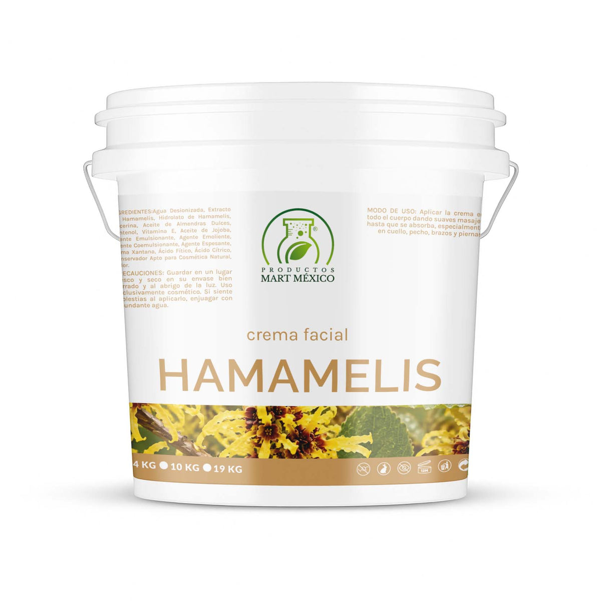 Crema corporal y facial hamamelis equilibra y suaviza