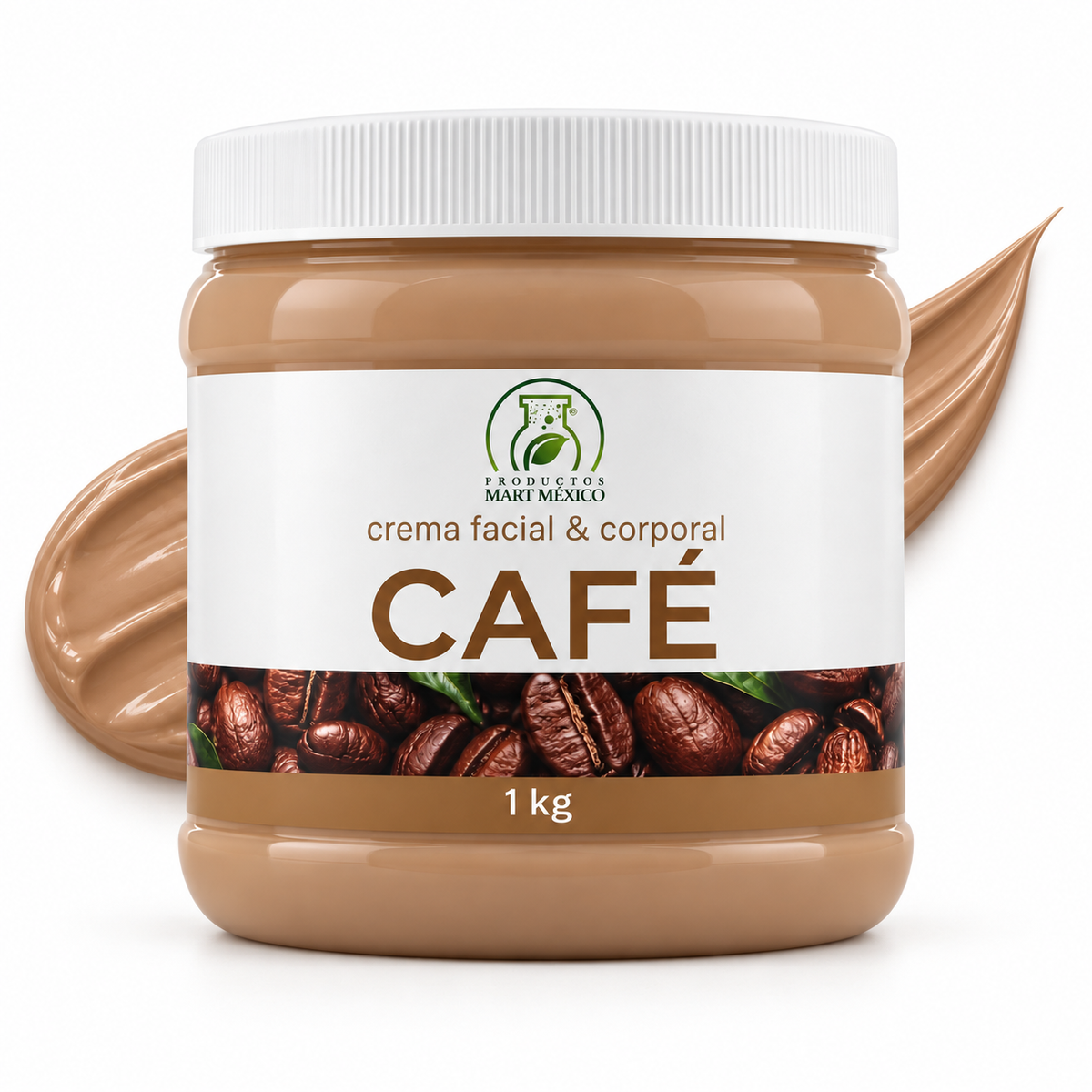 Crema corporal y facial café nutrición antioxidante