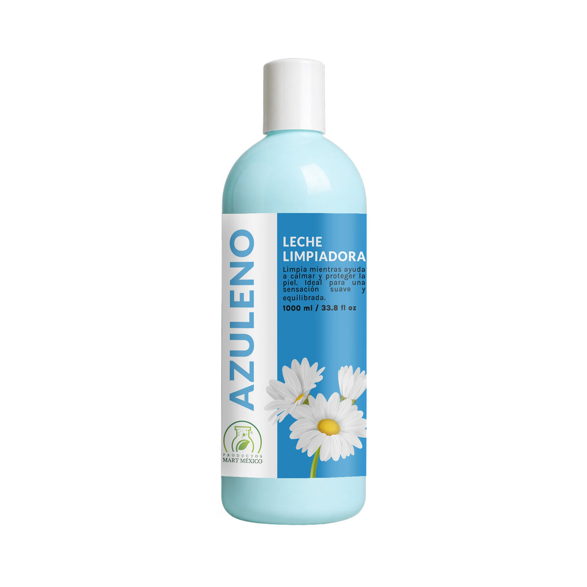 Leche desmaquillante azuleno