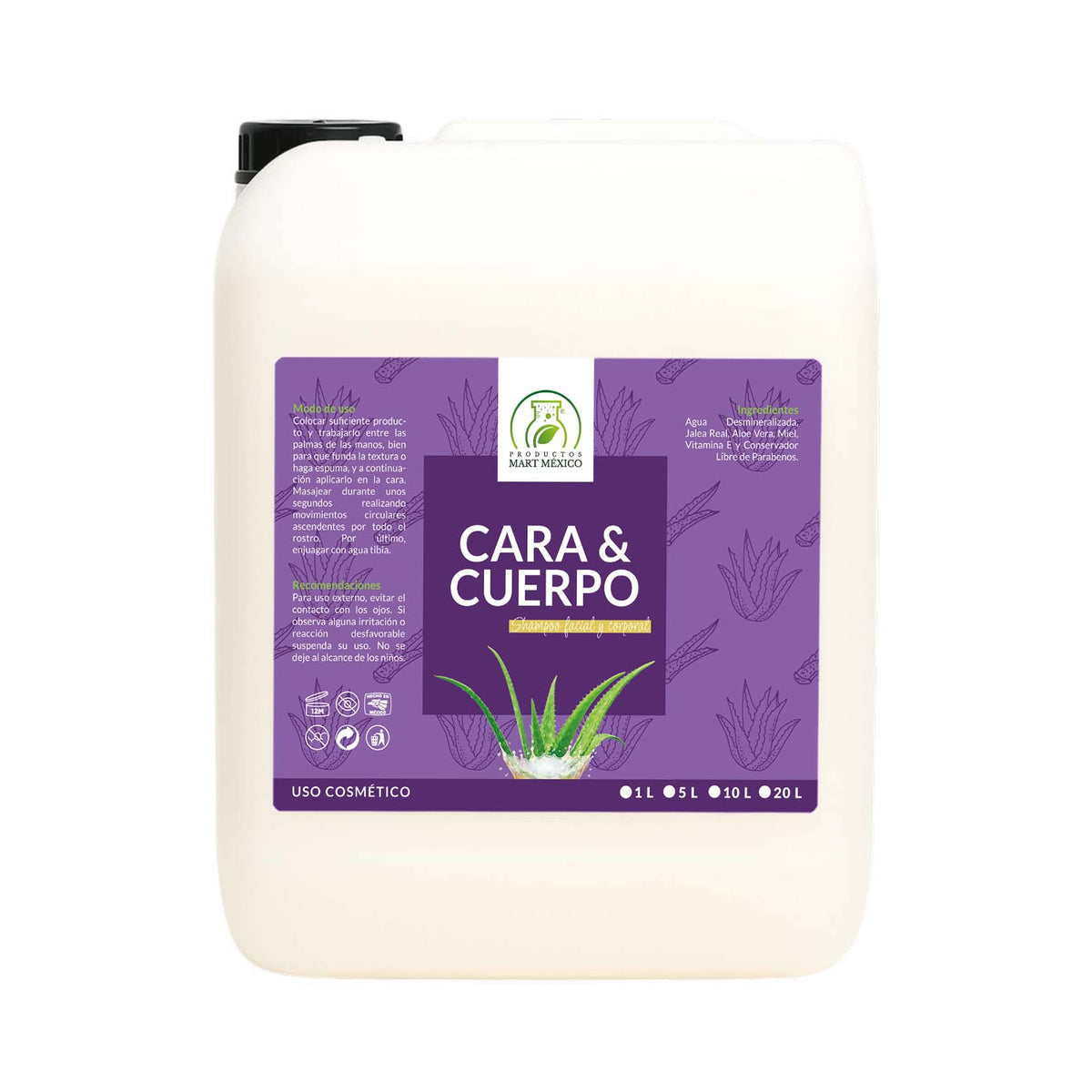 Shampoo facial y corporal