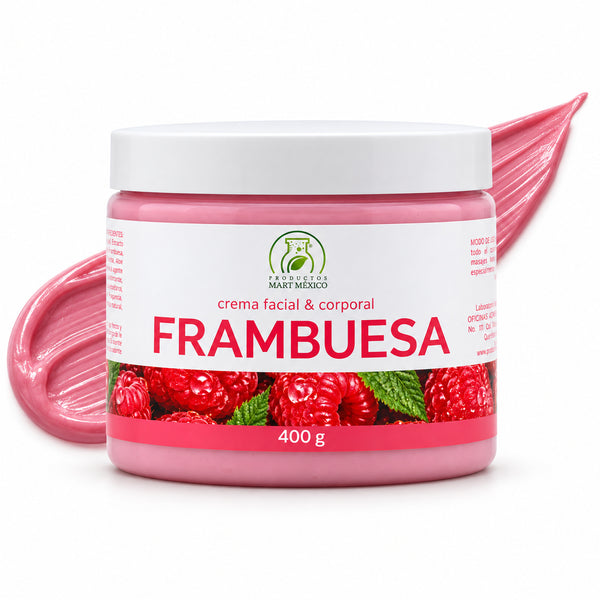 Crema facial y corporal frambuesa revitaliza tu piel