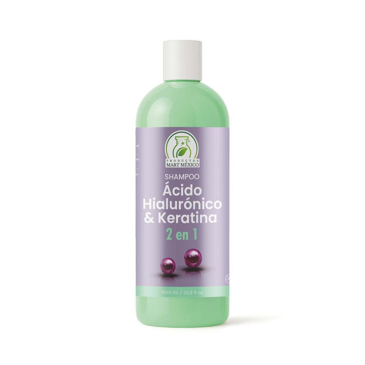 Shampoo capilar de ácido hialurónico y keratina