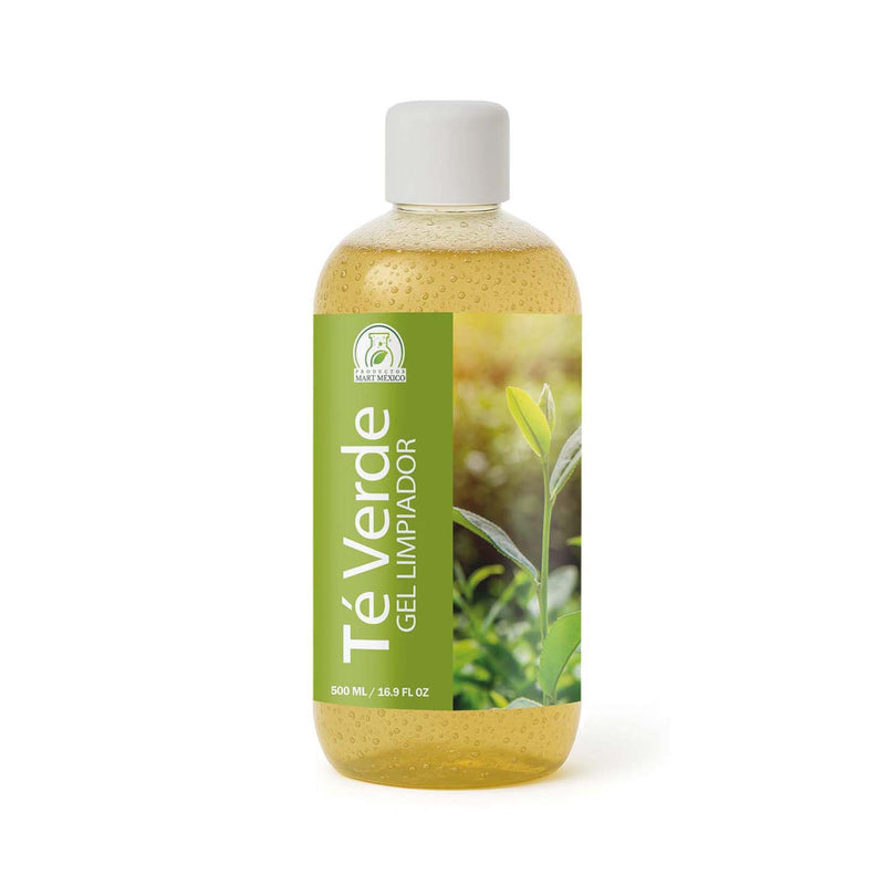Gel limpiador de té verde calmante