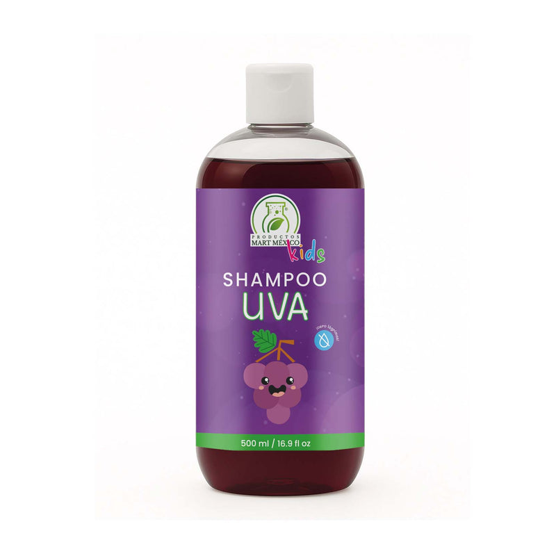 Shampoo capilar de uva libre de lágrimas kids