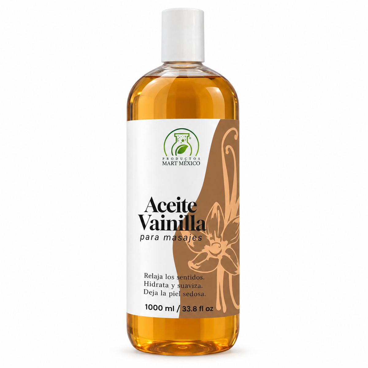 Aceite de vainilla para masajes relaja y nutre