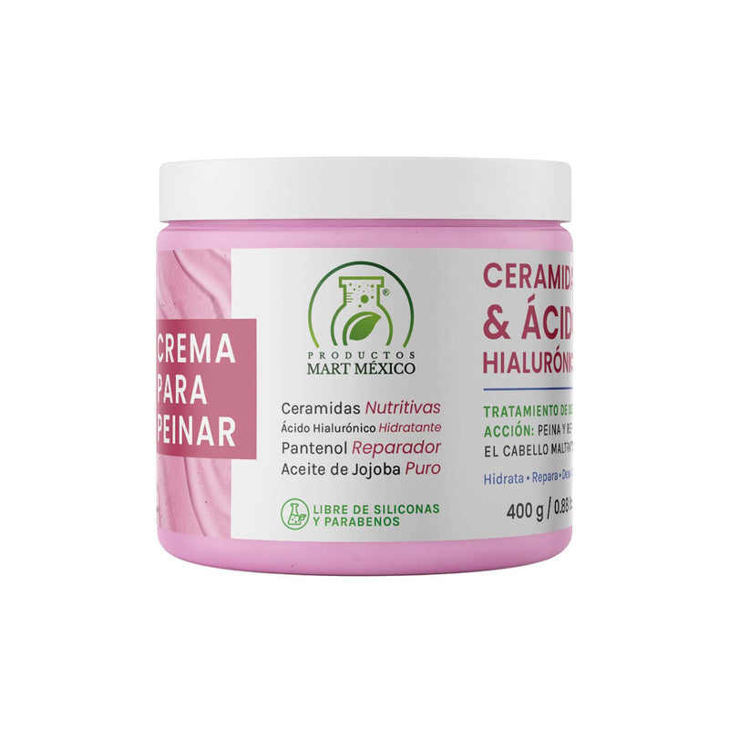 Crema capilar de ceramidas y ácido hialurónico