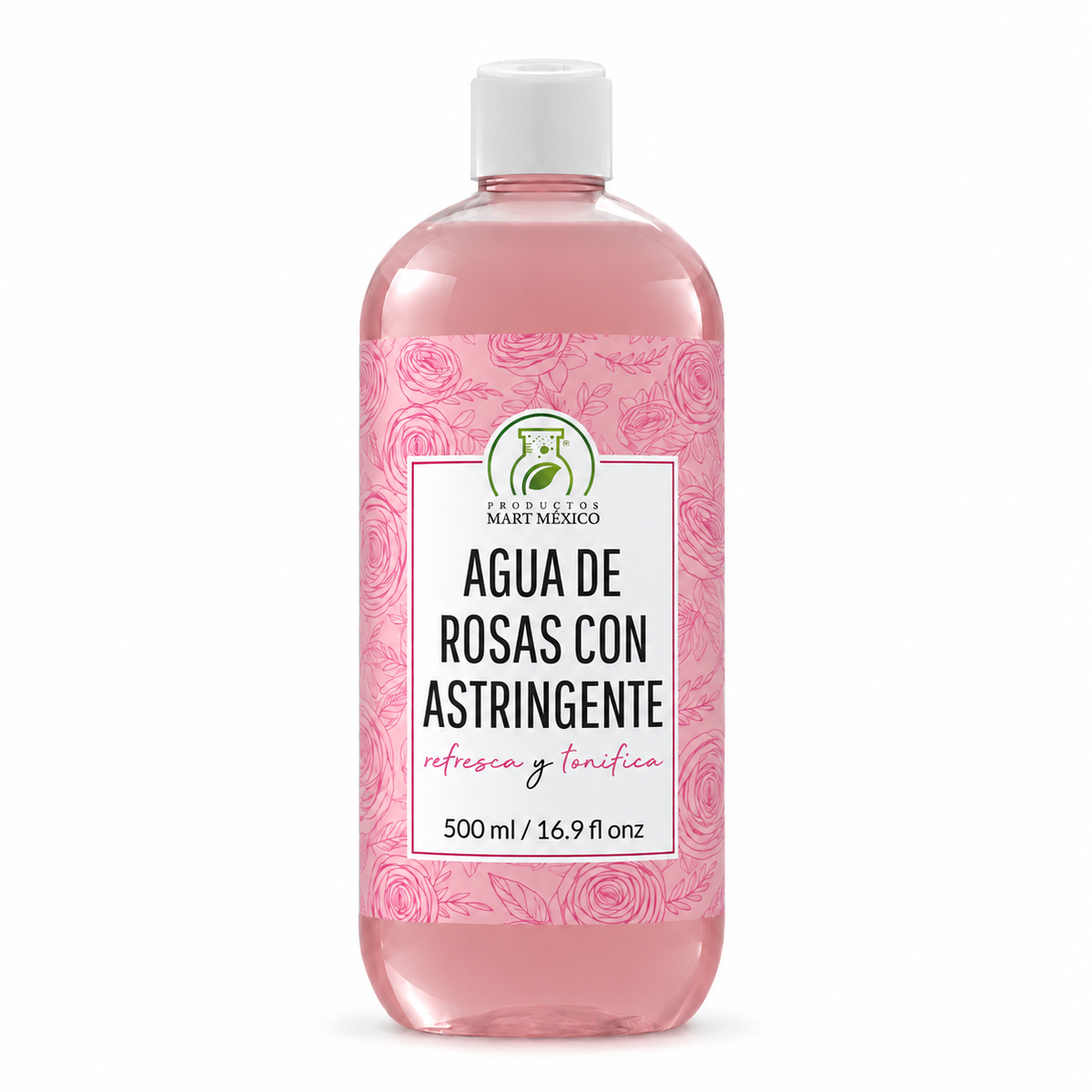 Agua de rosas astringente tonifica clásica 500 ml