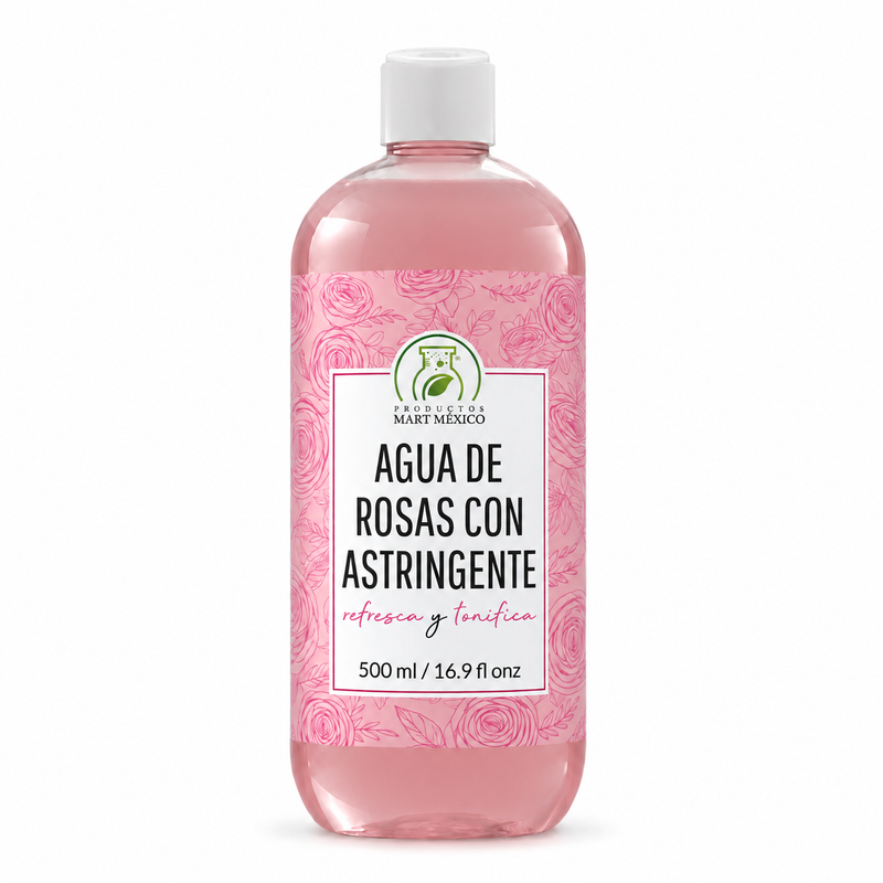 Agua de rosas astringente tonifica clásica 500 ml