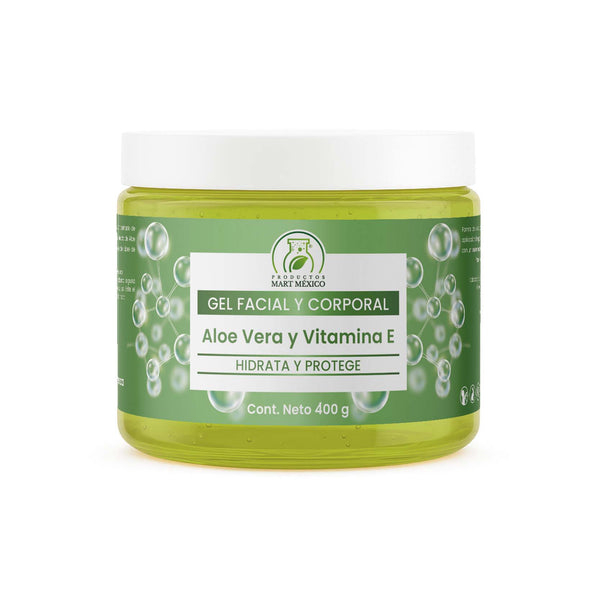 Gel hidratante de aloe vera con vitamina E