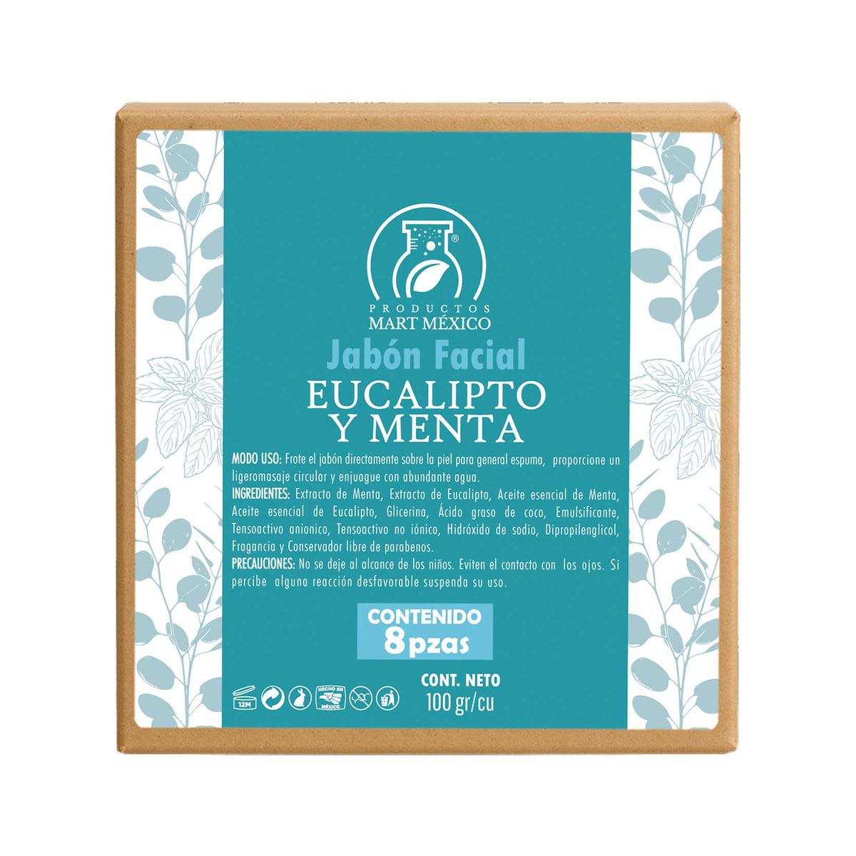 Jabón barra de eucalipto y menta