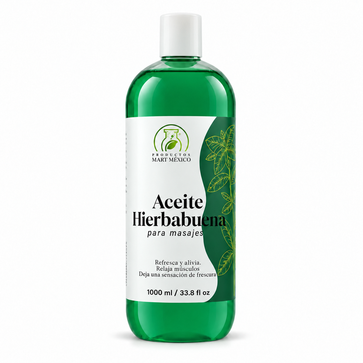 Aceite de hierbabuena para masajes refrescante