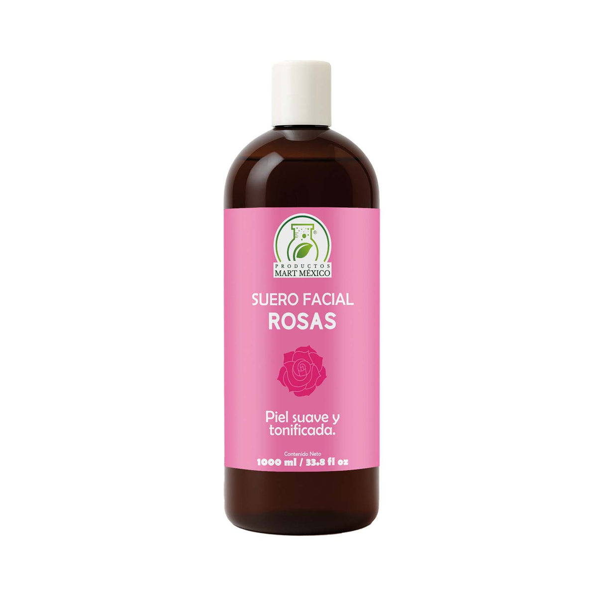 Suero facial de rosas piel suave