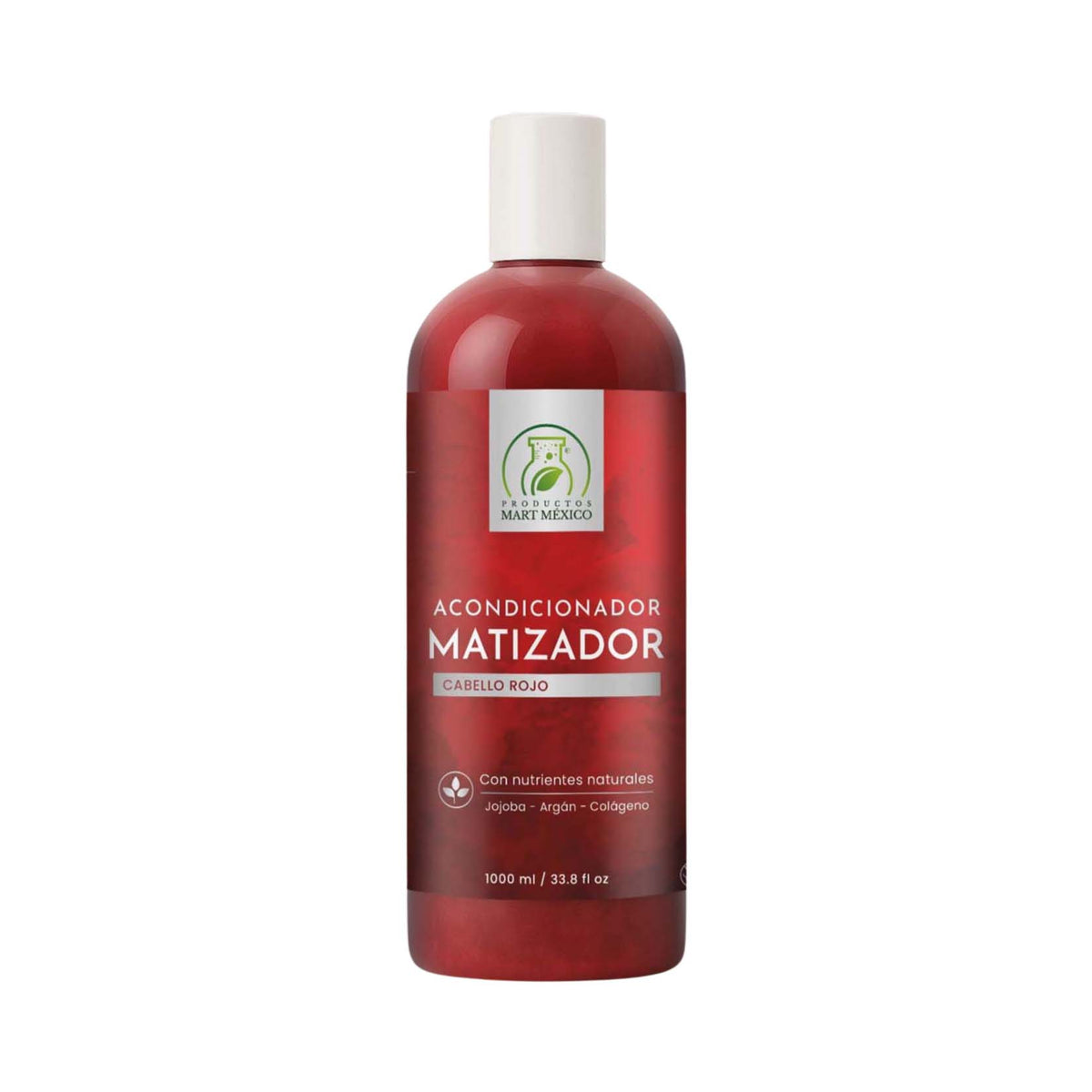 Acondicionador capilar baño de color rojo