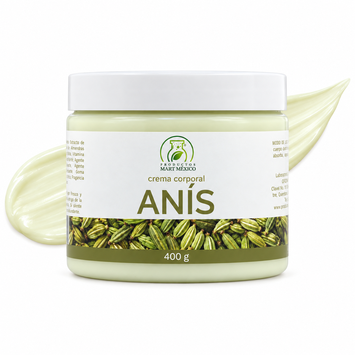 Crema corporal y facial anís piel firme y tonificada
