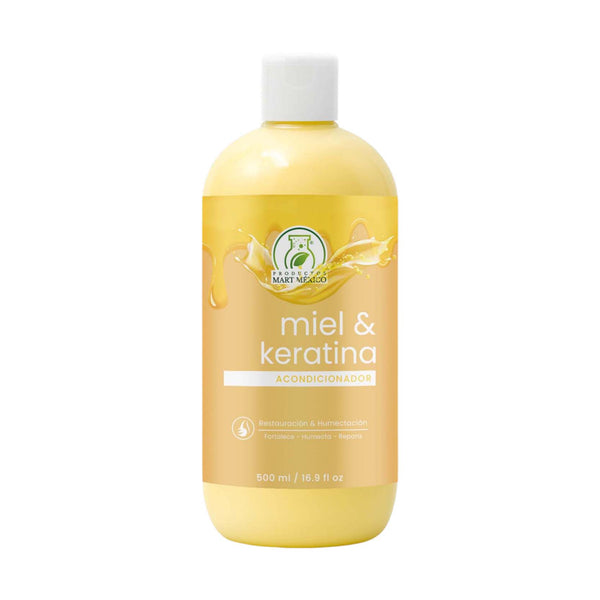 Acondicionador miel y keratina cabello dañado