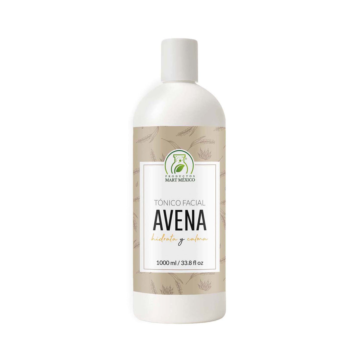 Tónico facial con extracto de avena hidratante