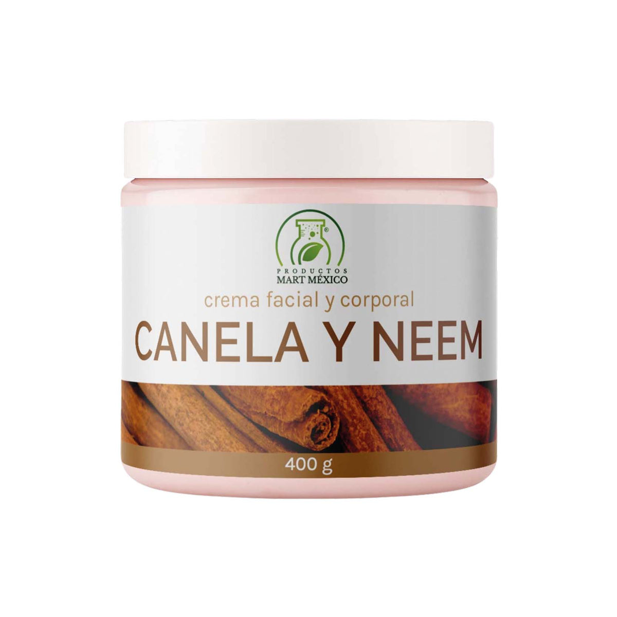 Crema corporal canela y neem