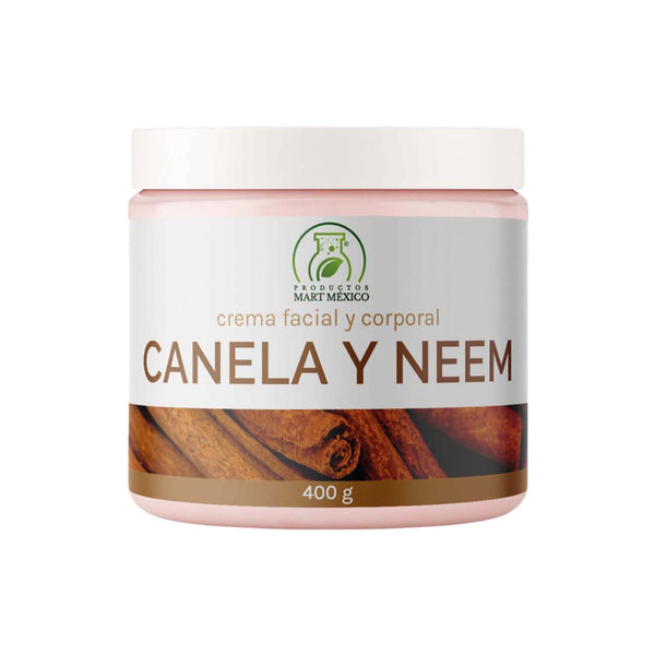 Crema corporal canela y neem