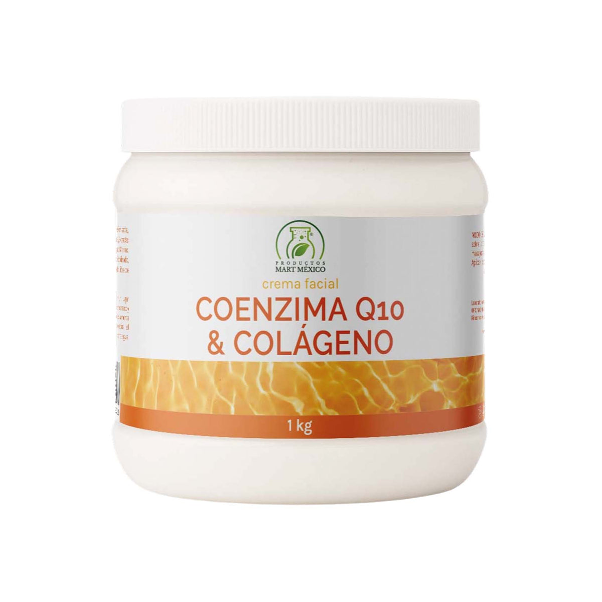 Crema facial coenzima Q10 y colágeno