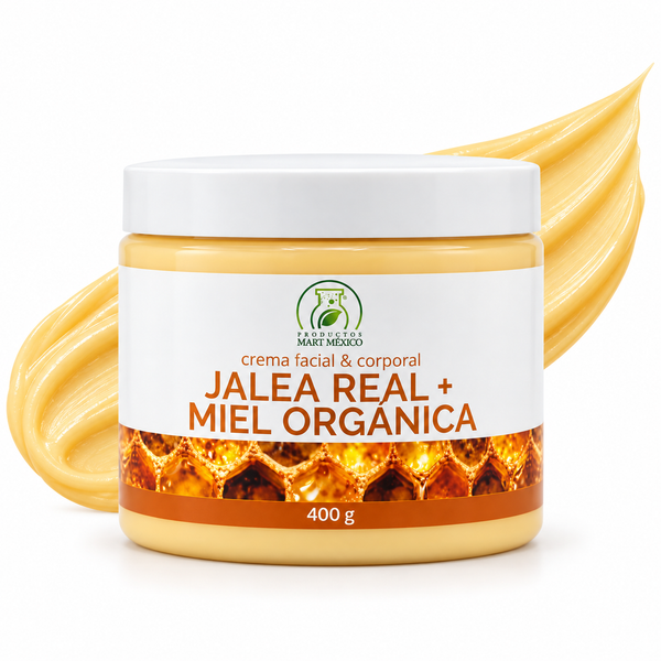 Crema corporal y facial miel jalea real piel nutrida