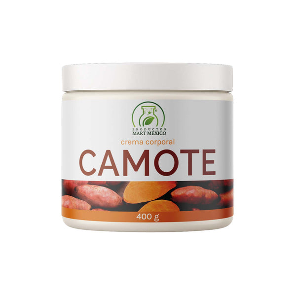 Crema corporal con extracto camote