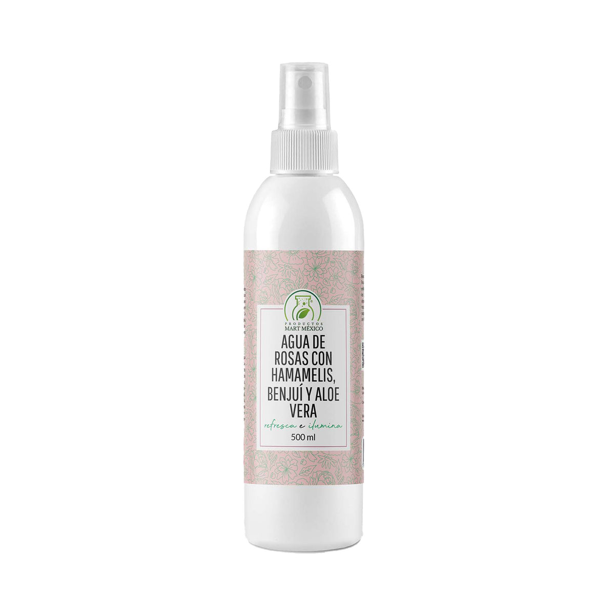 Agua de rosas con hamamelis, benjuí y aloe vera