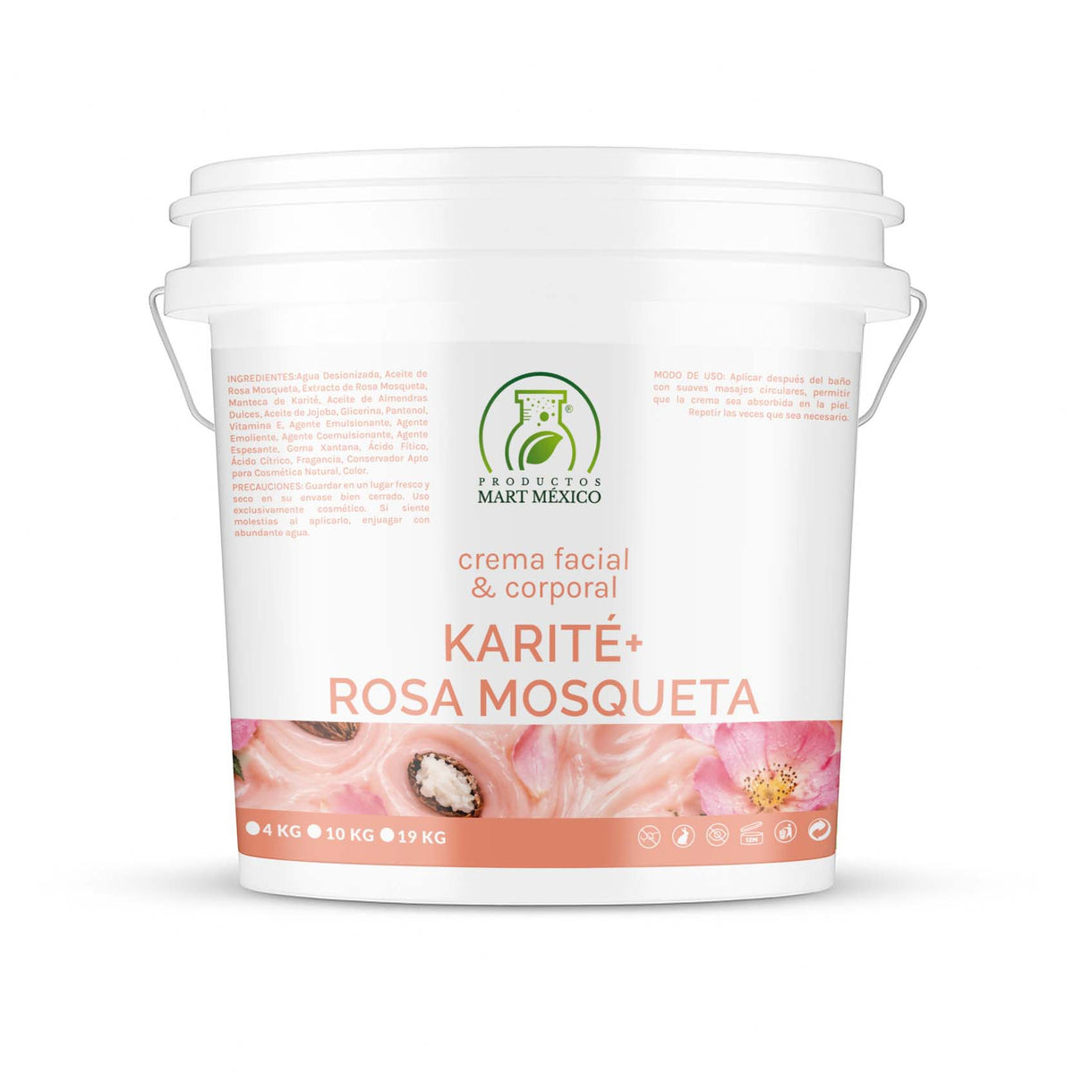 Crema rosa mosqueta + karité regenera y suaviza