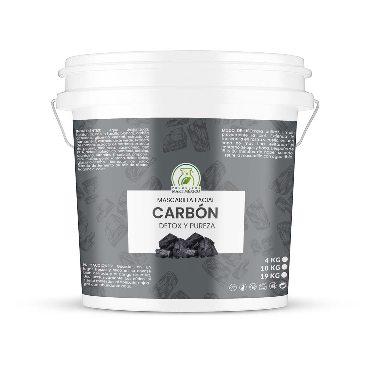 Mascarilla facial carbón limpieza profunda