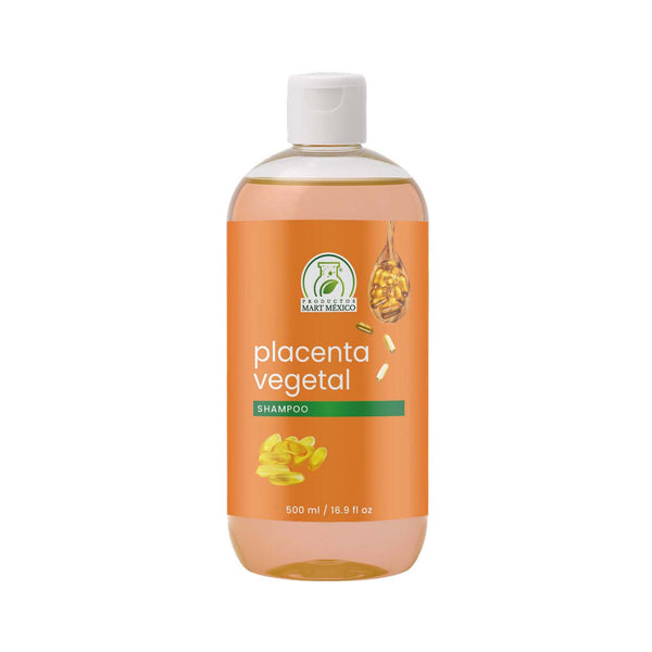 Shampoo capilar de placenta vegetal nutre y restaura