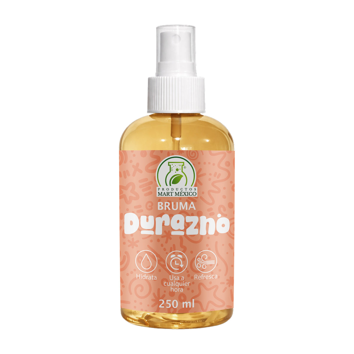 Bruma facial durazno piel radiante, fresca y limpia 250 ml