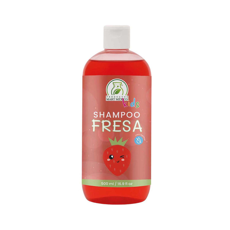 Shampoo capilar de fresa libre de lágrimas kids