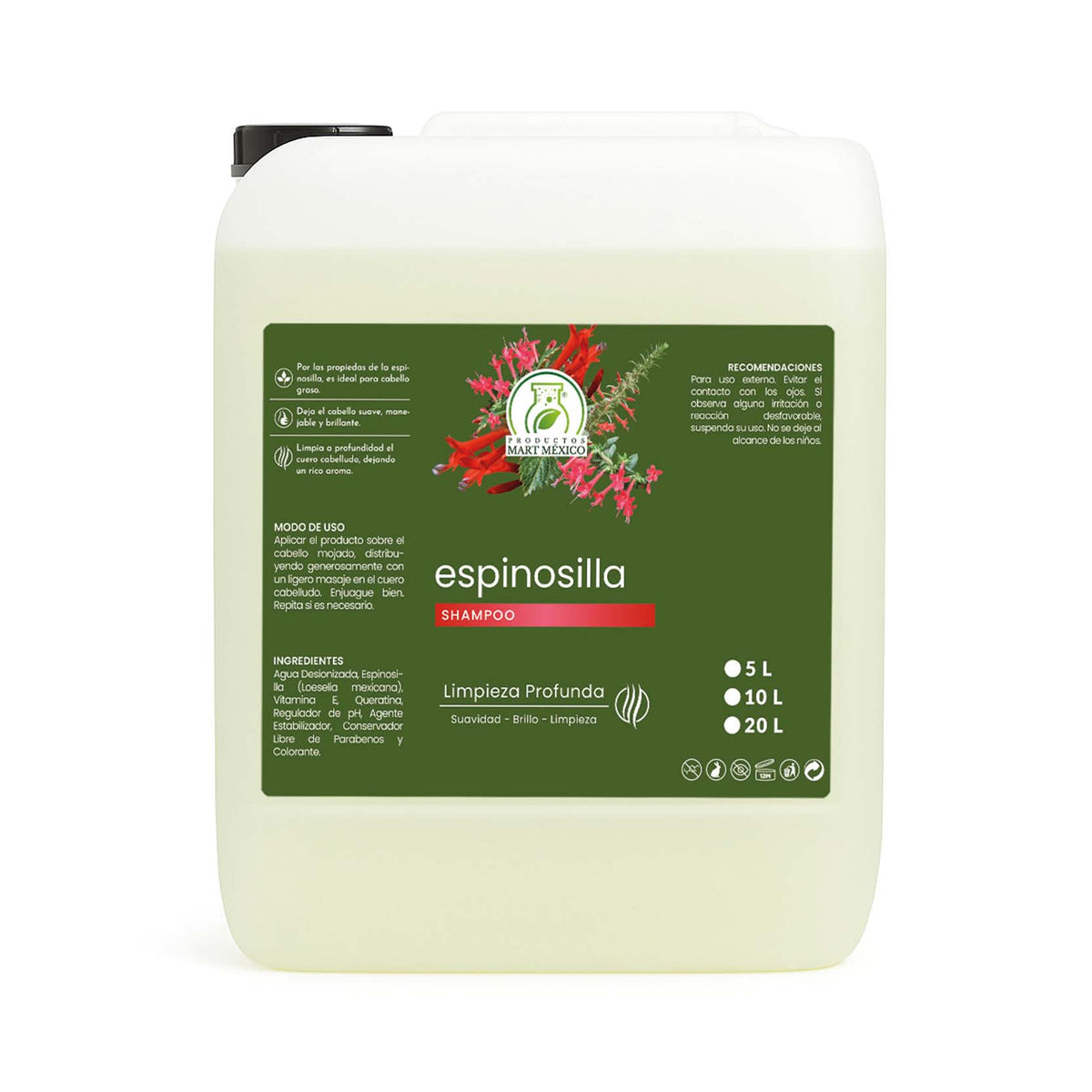 Shampoo capilar de espinosilla