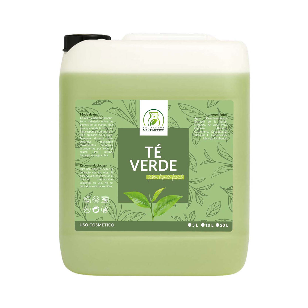 Jabón facial de té verde antioxidante