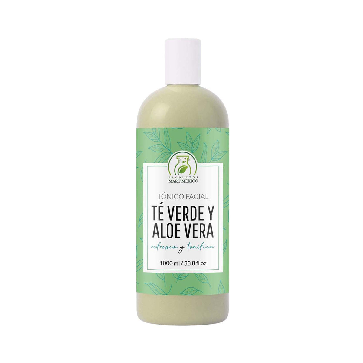 Tónico facial hidratante de té verde con aloe vera