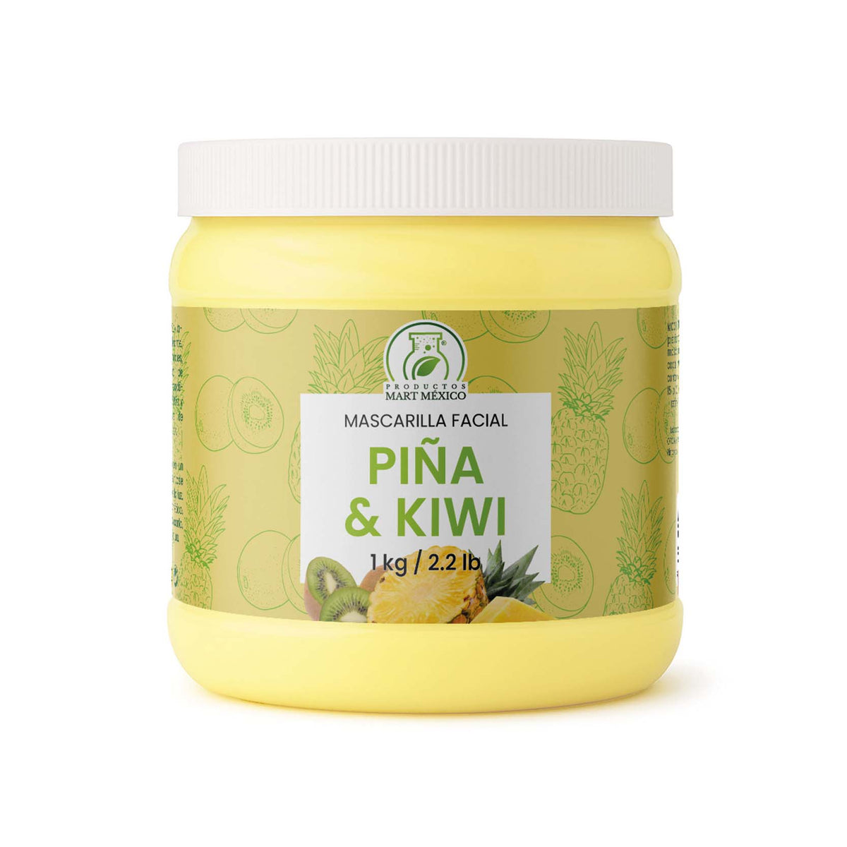 Mascarilla de piña y kiwi células muertas