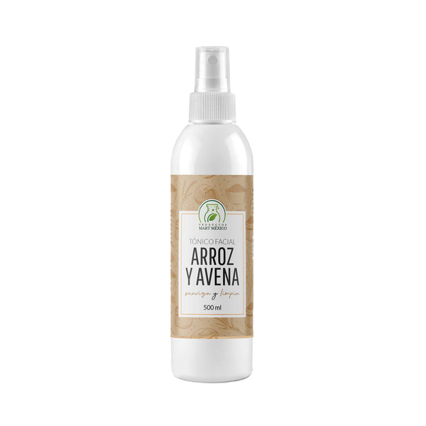 Tónico facial de arroz y avena